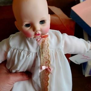 Antique madame alexander Victoria baby doll in original clothing and packaging